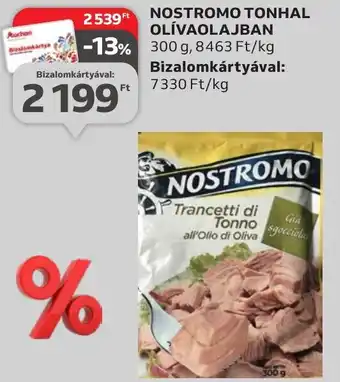 Auchan NOSTROMO TONHAL OLÍVAOLAJBAN 300g ajánlat