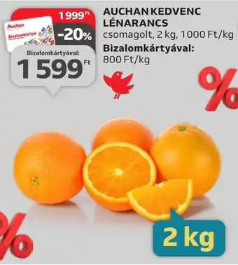 Auchan AUCHAN KEDVENC LÉNARANCS 2kg ajánlat