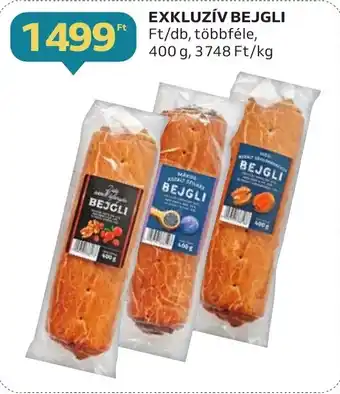 Auchan EXKLUZÍV BEJGLI 400 g ajánlat