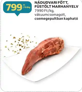 Auchan NÁDUDVARI FŐTT FÜSTÖLT MARHANYELV 10dkg ajánlat