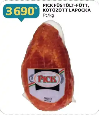 Auchan PICK FÜSTÖLT FŐTT KÖTÖZÖTT LAPOCKA 1kg ajánlat