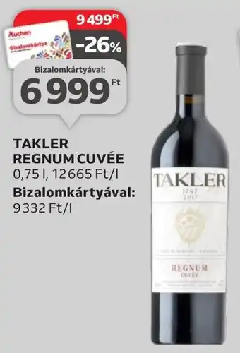 TAKLER REGNUM CUVÉE 0,75l