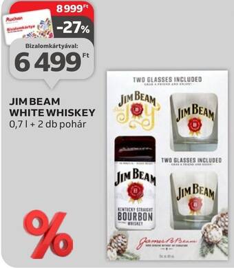 Auchan JIM BEAM WHITE WHISKEY 0,7l ajánlat