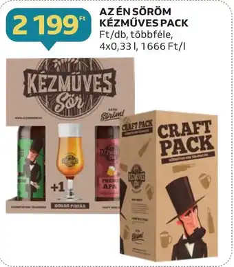 Auchan AZ ÉN SÖRÖM KÉZMŰVES PACK 4x0,33l ajánlat