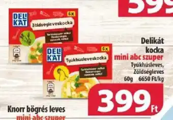 Coop Delikát kocka 60g ajánlat