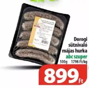 Dorogi sütnivaló májas hurka 500g