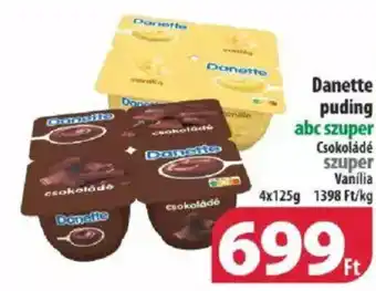 Coop Danette puding 4x125g ajánlat