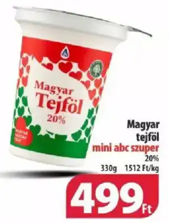 Coop Magyar tejföl 330g ajánlat