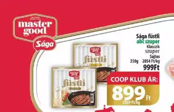 Coop Sága füstli 350g ajánlat