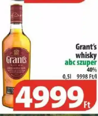 Coop Grant s whisky 0,5l ajánlat