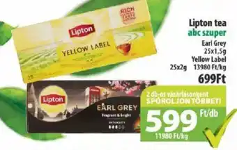 Coop Lipton tea 25x1,5g ajánlat