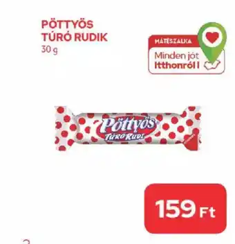 CBA PÖTTYÖS TÚRÓ RUDIK 30 g ajánlat