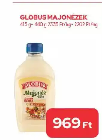 CBA GLOBUS Majonéz 440g ajánlat