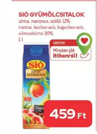 CBA SIÓ GYÜMÖLCSITALOK 1l ajánlat