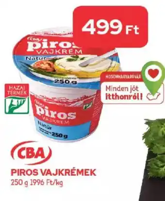 CBA CBA PIROS VAJKRÉMEK 250 g ajánlat
