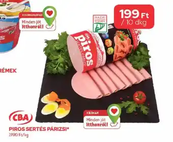 CBA CBA PIROS SERTÉS PÁRIZSI 10dkg ajánlat