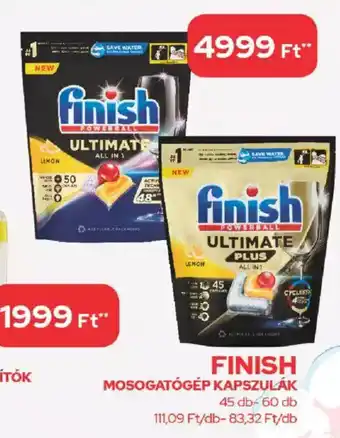 CBA FINISH MOSOGATÓGÉP KAPSZULÁK 60db ajánlat
