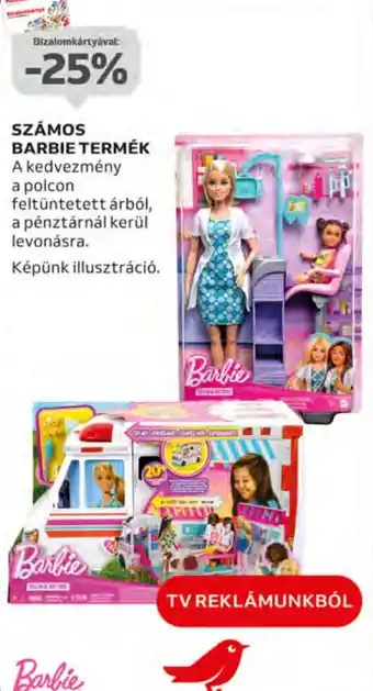 SZÁMOS BARBIE TERMÉK