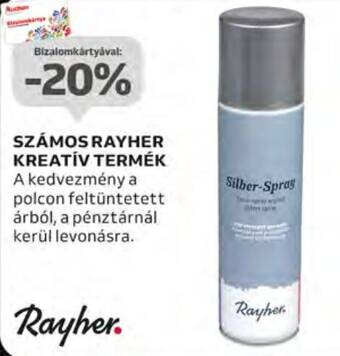 Auchan SZÁMOS RAYHER KREATÍV TERMÉK ajánlat