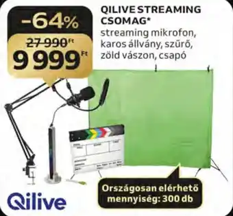 Auchan QILIVE STREAMING CSOMAG ajánlat