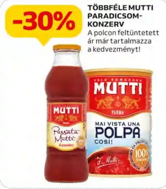 Auchan TÖBBFÉLE MUTTI PARADICSOM-KONZERV ajánlat
