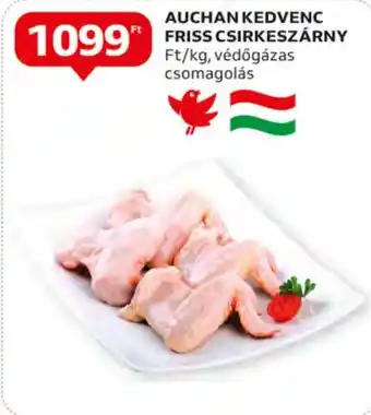 Auchan AUCHAN KEDVENC FRISS CSIRKESZÁRNY 1 kg ajánlat