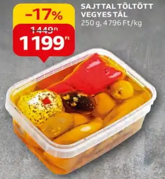 Auchan SAJTTAL TÖLTÖTT VEGYES TÁL 250 g ajánlat