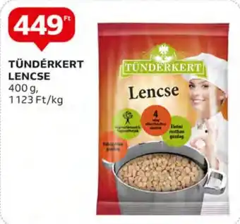 Auchan TÜNDÉRKERT LENCSE 400 g ajánlat