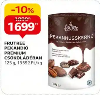 Auchan FRUTREE PEKÁNDIÓ PRÉMIUM CSOKOLÁDÉBAN 125 g ajánlat