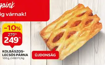 Auchan KOLBÁSZOS-LECSÓS PÁRNA 100 g ajánlat