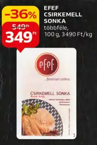 Auchan EFEF CSIRKEMELL SONKA 100 g ajánlat