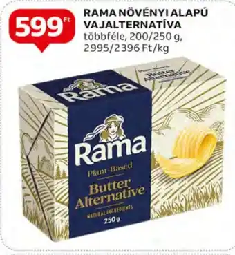 Auchan RAMA NÖVÉNYI ALAPÚ VAJALTERNATÍVA 200 / 250 g ajánlat