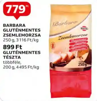 BARBARA GLUTÉNMENTES ZSEMLEMORZSA 250 g