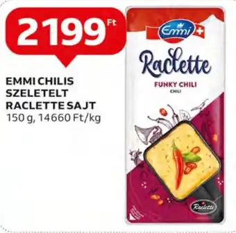 Auchan EMMI CHILIS SZELETELT RACLETTE SAJT 150 g ajánlat