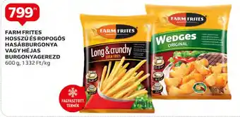 FARM FRITES HOSSZÚ ÉS ROPOGÓS HASÁBBURGONYA stb. 600 g