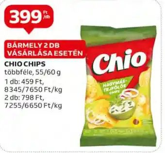 Auchan CHIO CHIPS 55 / 60 g ajánlat