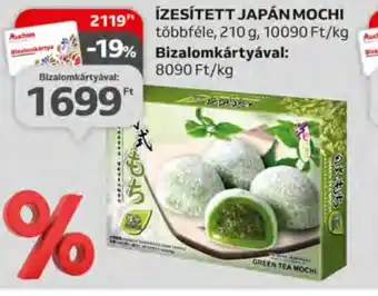 Auchan ÍZESÍTETT JAPÁN MOCHI 210 g ajánlat