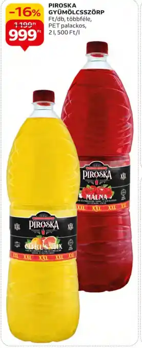 Auchan PIROSKA GYÜMÖLCSSZÖRP 2 l ajánlat