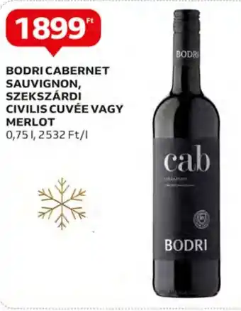 BODRI CABERNET SAUVIGNON stb. 0,75 l