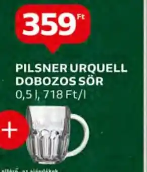 Auchan PILSNER URQUELL DOBOZOS SÖR 0,5 l ajánlat
