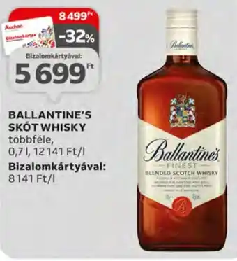 Auchan BALLANTINE'S SKÓT WHISKY 0,7 l ajánlat