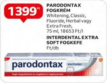 Auchan PARODONTAX FOGKRÉM 75ml ajánlat