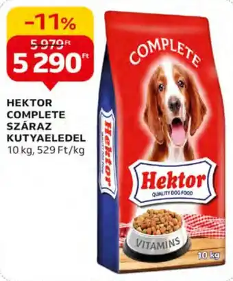Auchan HEKTOR COMPLETE SZÁRAZ KUTYAELEDEL 10 kg ajánlat