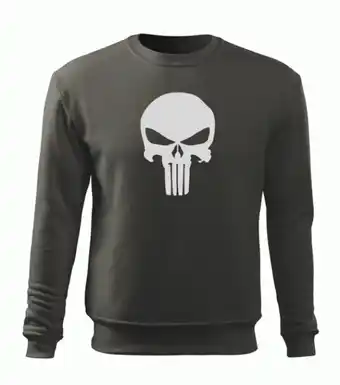 Dragowa férfi pulóver punisher, szürke 300g/m2