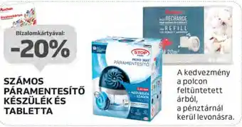 Auchan SZÁMOS PÁRAMENTESÍTŐ KÉSZÜLÉK ÉS TABLETTA ajánlat
