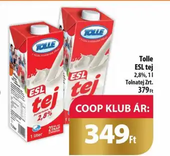 Coop Tolle ESL tej 1l ajánlat