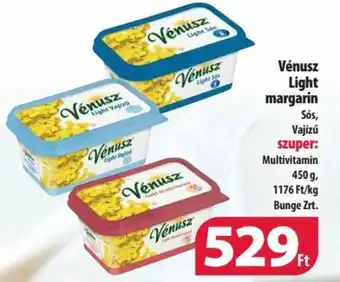 Coop Vénusz Light margarin 450g ajánlat