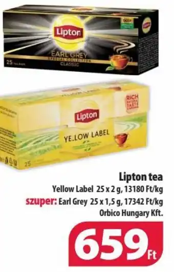 Coop Lipton tea 25x2 ajánlat