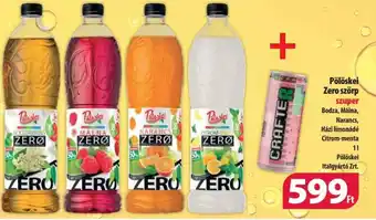 Coop Pölöskei Zero szörp 1l ajánlat