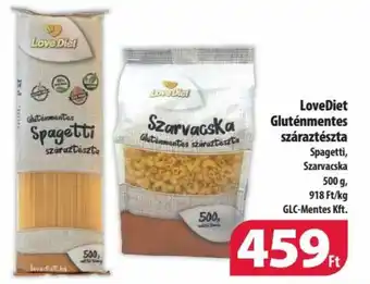 Coop Love Diet Gluténmentes száraztészta 500g ajánlat